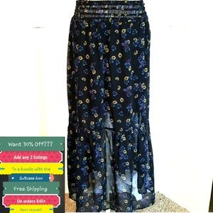 🆕️One M left! Sheer lined Maxi Skirt